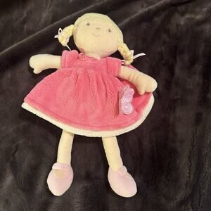 BONNIKA BUTTERFLY KID RIA Rag Doll Blonde Pink Dress Soft Plush 14”